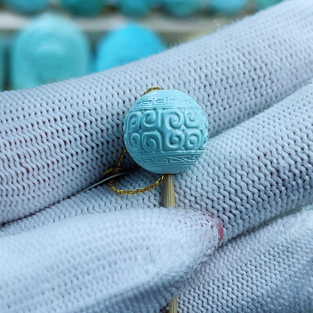 绿松石未镶嵌珠宝奇石配饰13