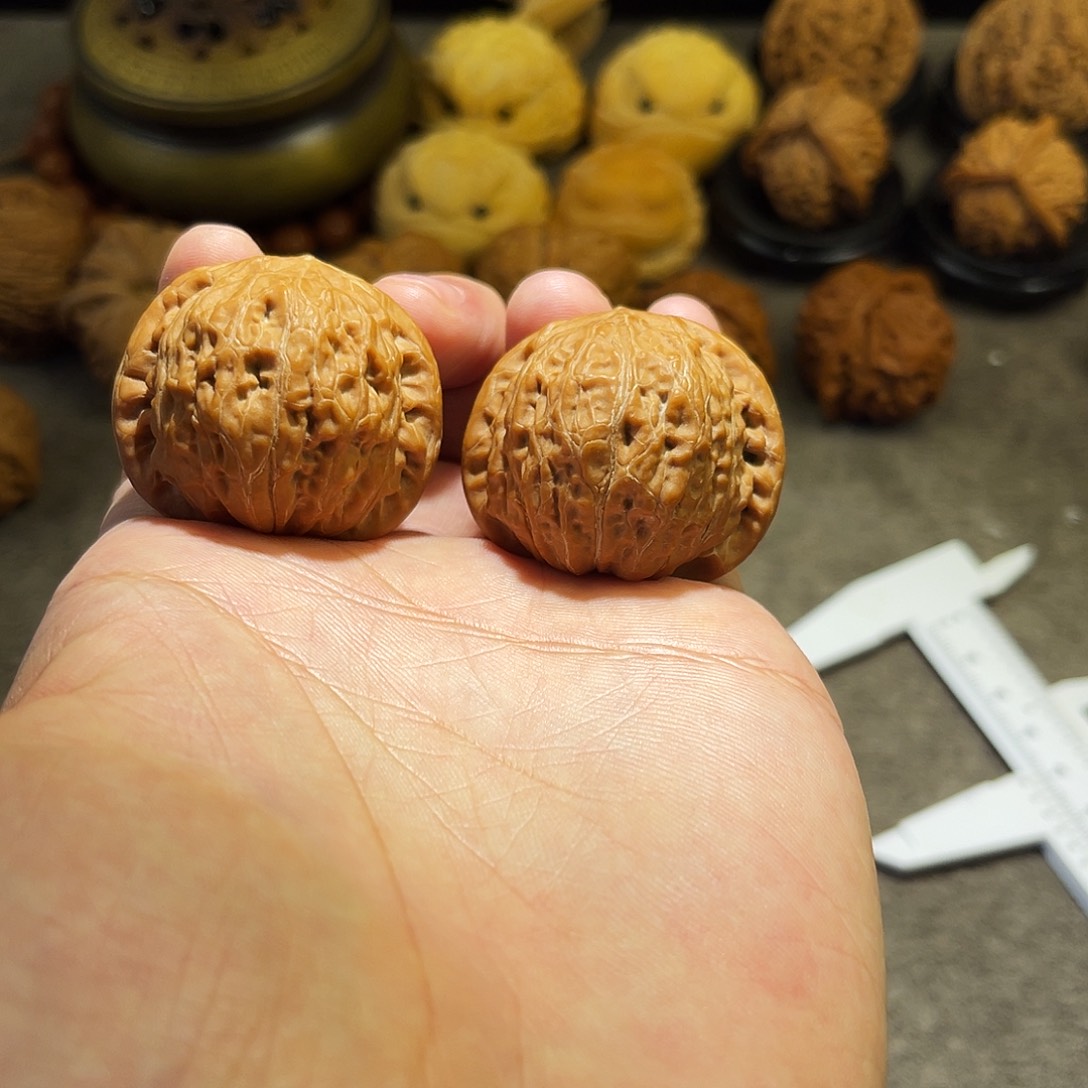 文玩核桃把件忆*南38.5铁锤