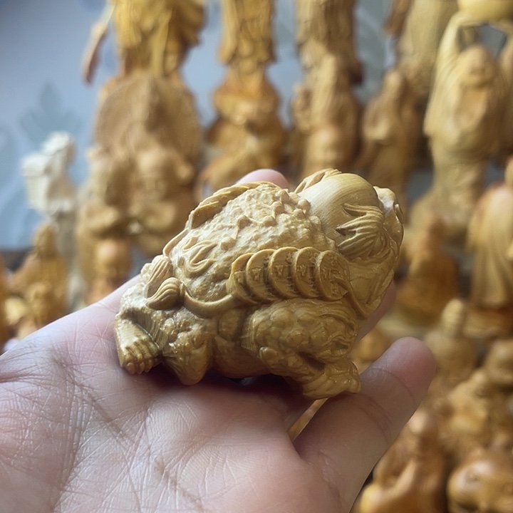 柏木（崖柏）崖柏三足金蟾