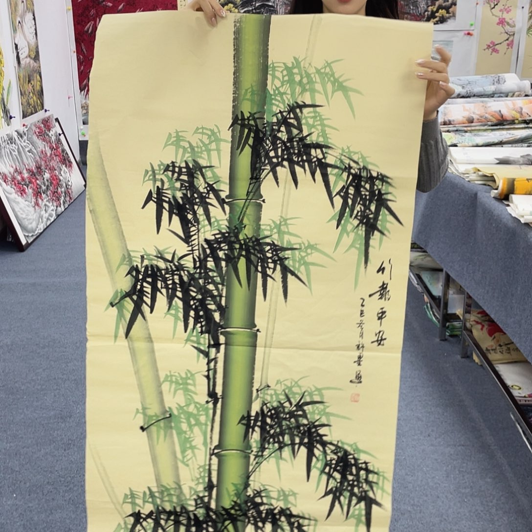 国画国画作品小姐姐放漏…