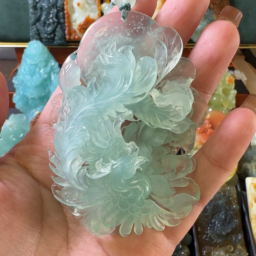 秉***林岫玉未镶嵌颈饰凤凰