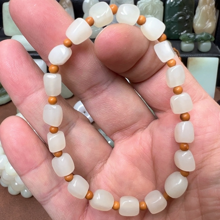 未镶嵌手串和田玉