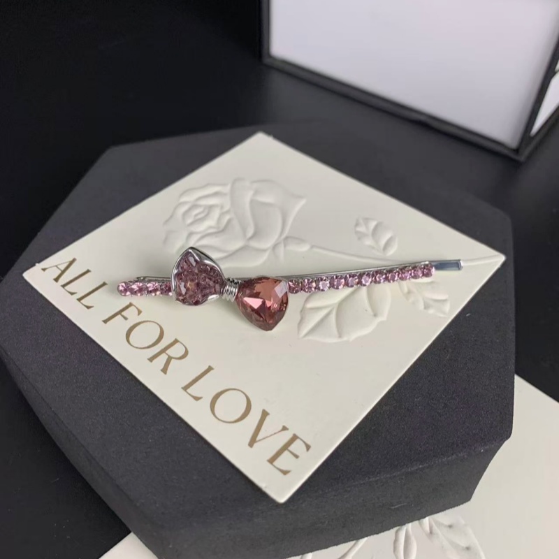 K384【金闪闪】7.5厘米定制蝴蝶结一字夹