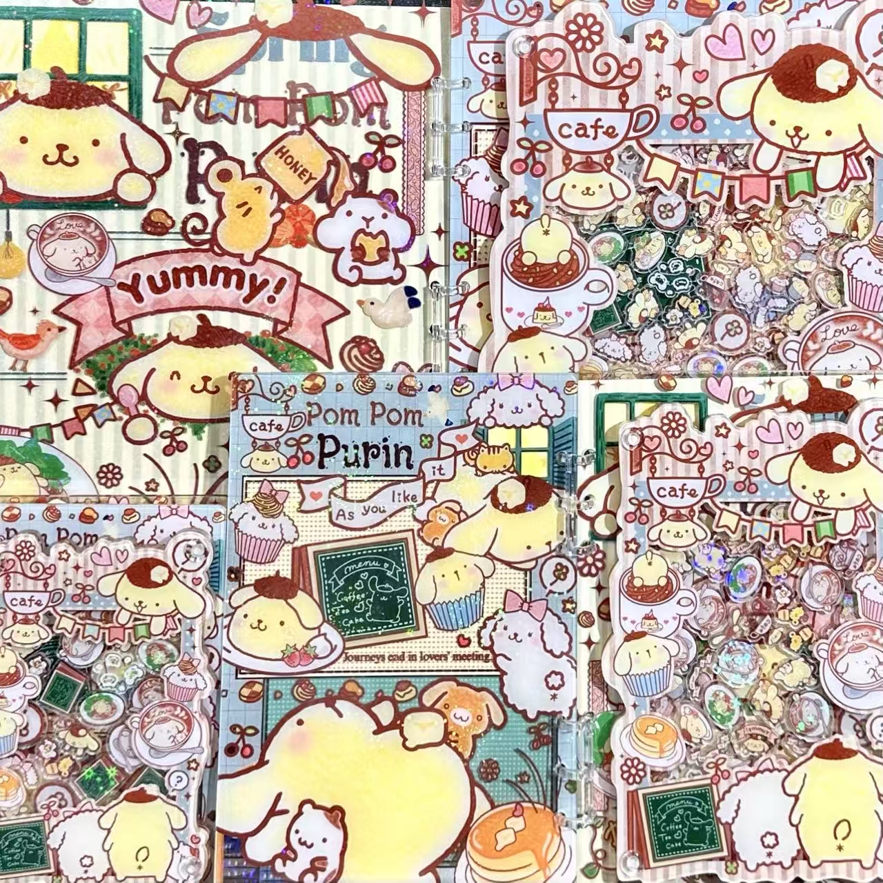 【复古布丁狗】高定摇摇本套餐活页本手工DIY收纳盒亚克力