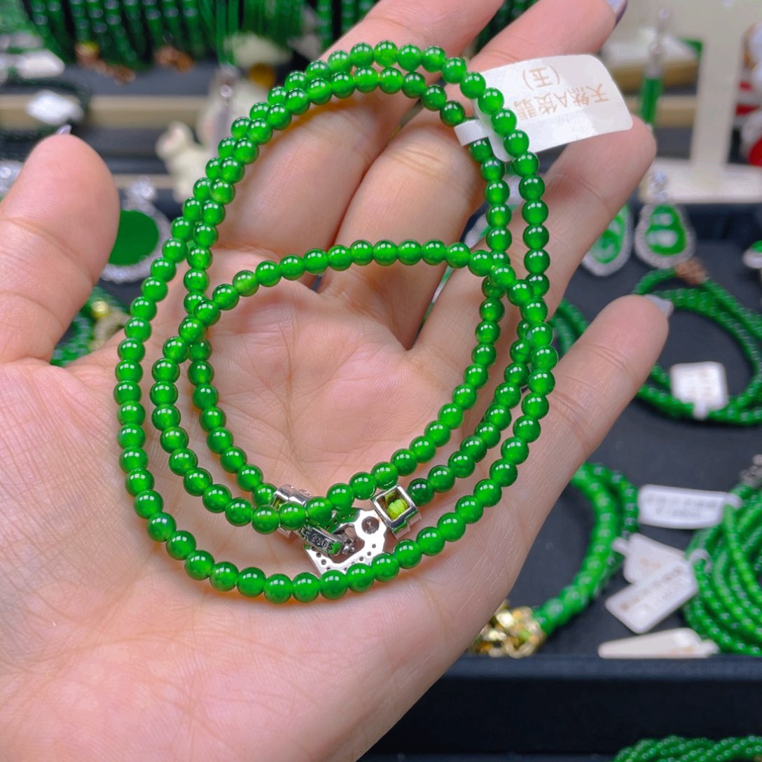 颈饰未镶嵌翡翠项链4