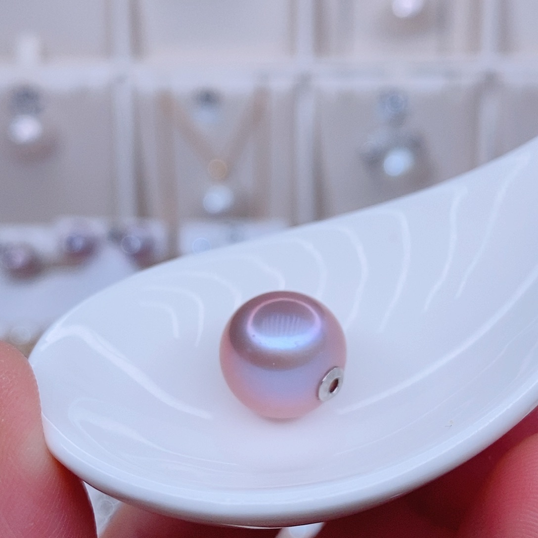 颈饰银S925镶嵌淡水珍珠