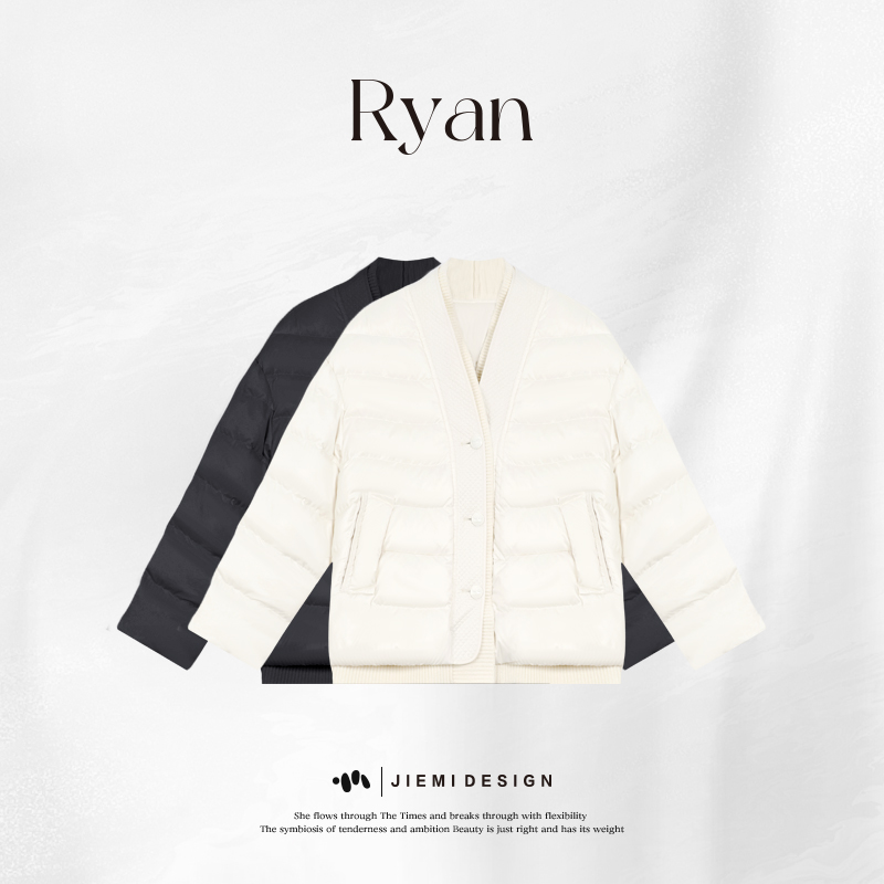 【石头Ryan】雪衫丨气质美学御寒实穿高智简约90白鹅绒服W58YR8003