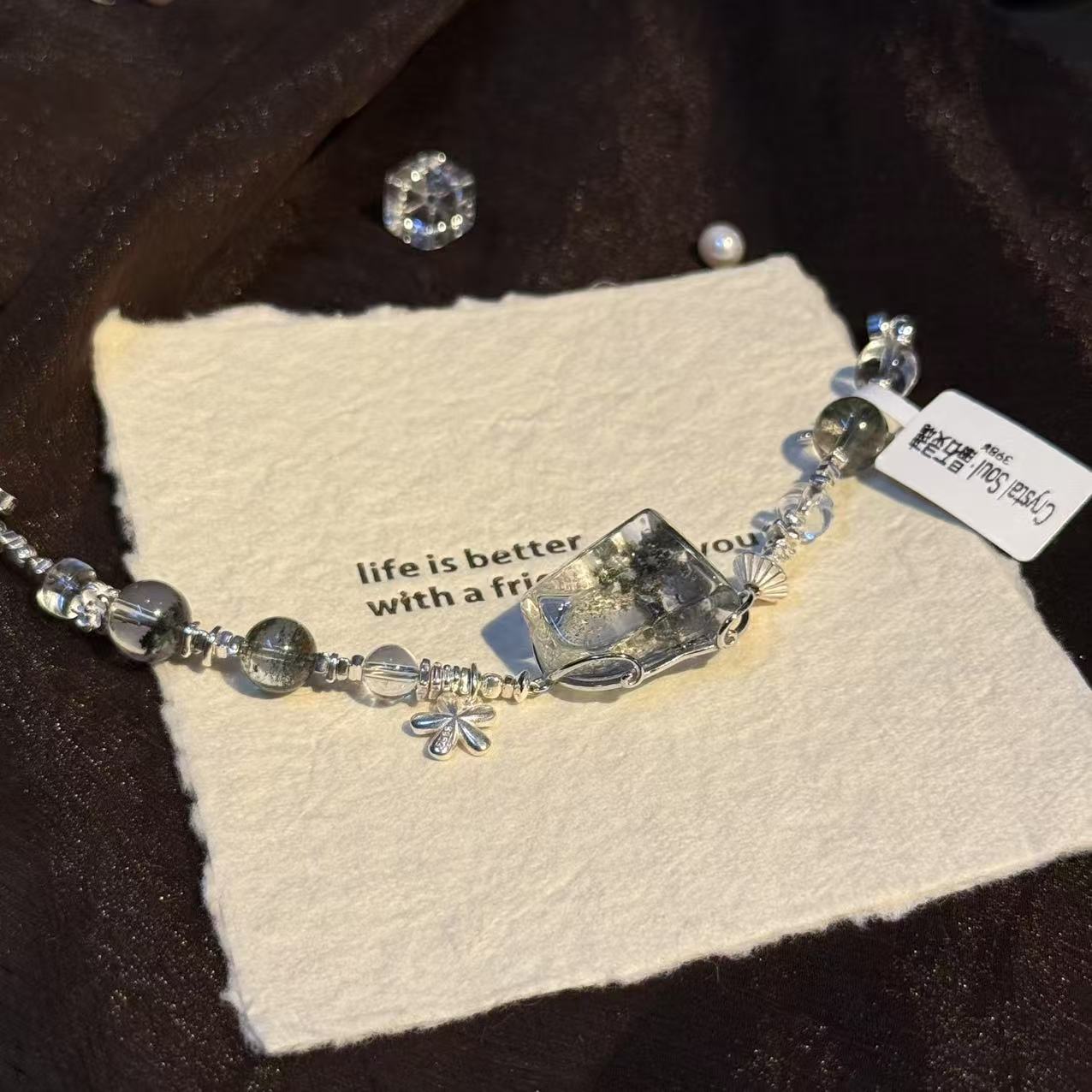 雾隐·绿幽灵手链 s925银配饰（拍4单为本商品价格）