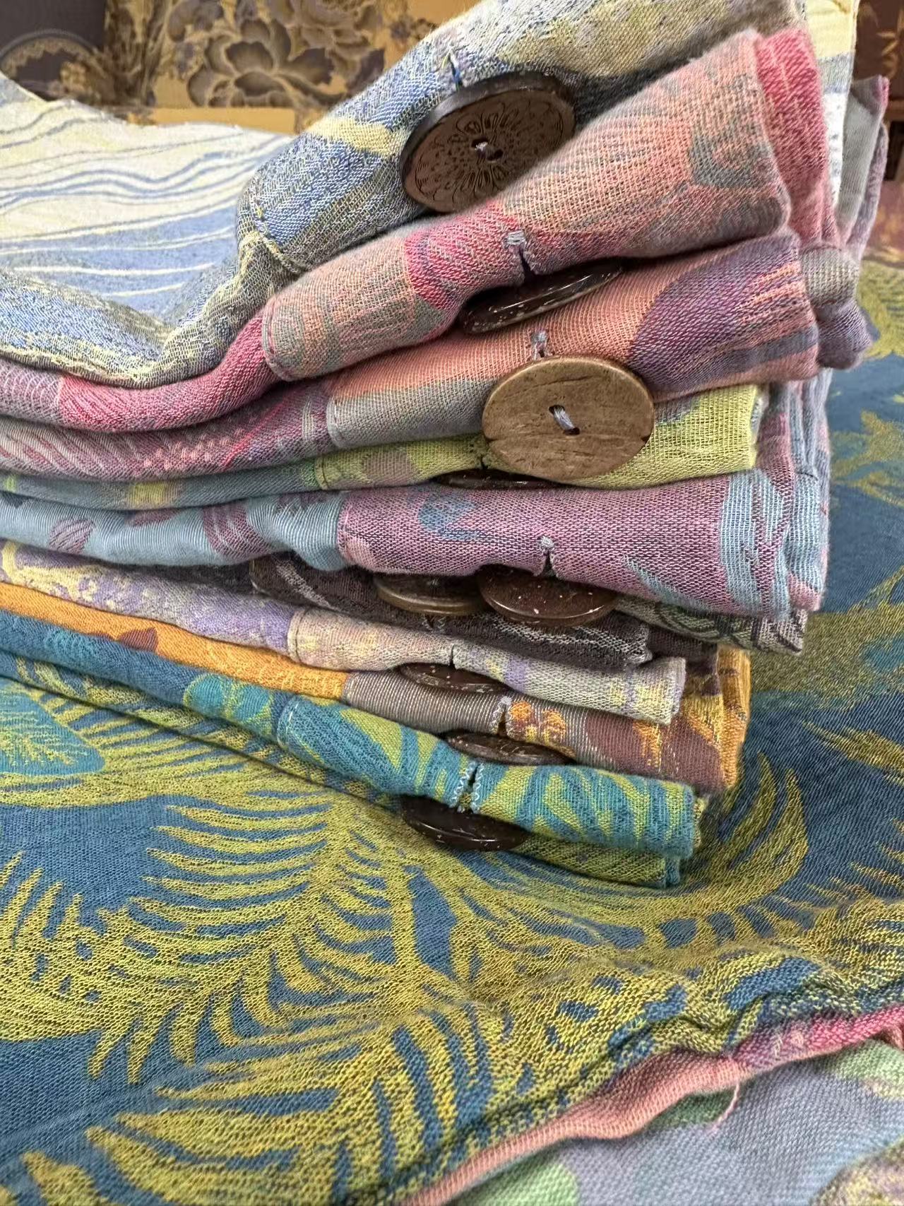 【孤品-2只枕套】全棉纯棉双层纱枕套颜色随机