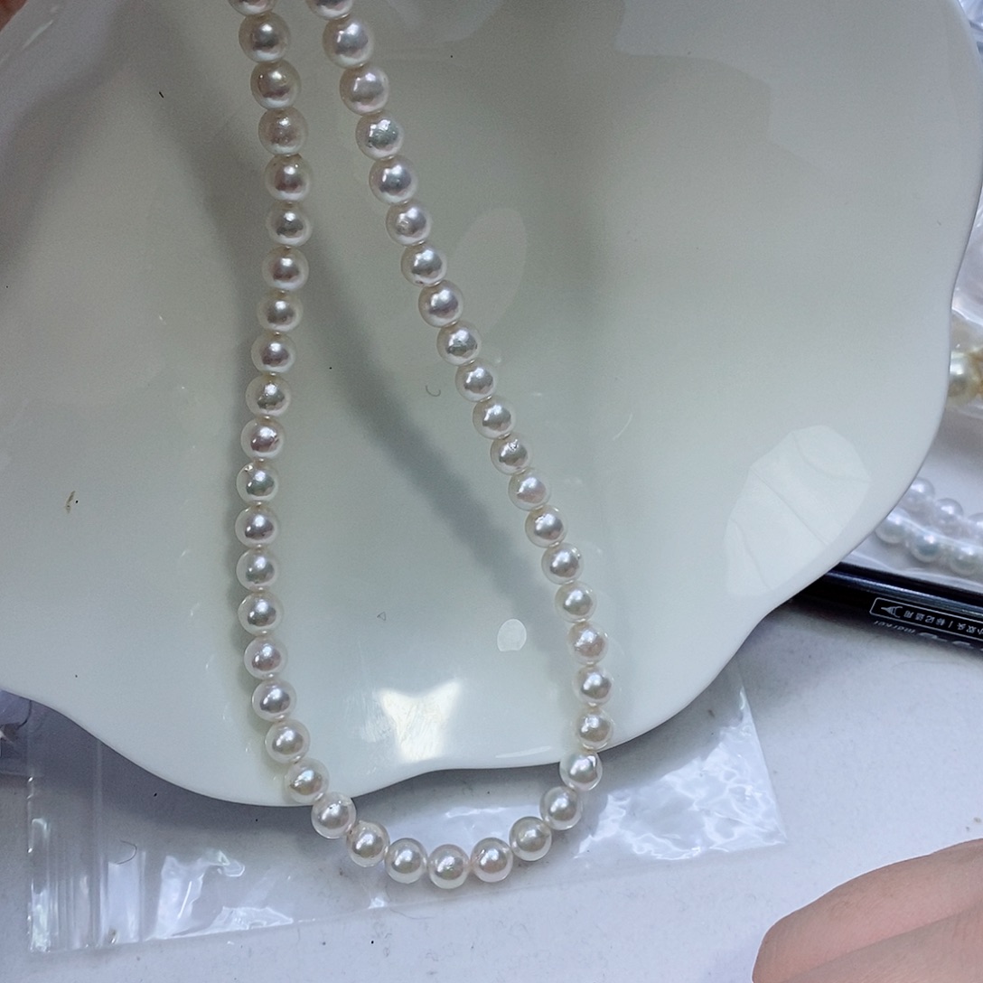 海水珍珠颈饰银S925镶嵌