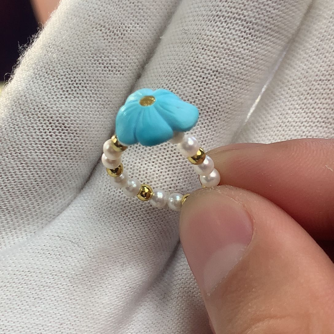 绿松石珠宝奇石未镶嵌