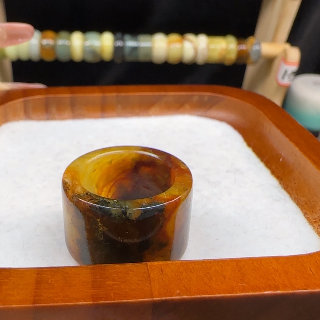 蛇纹石玉合金内径17.8N****a