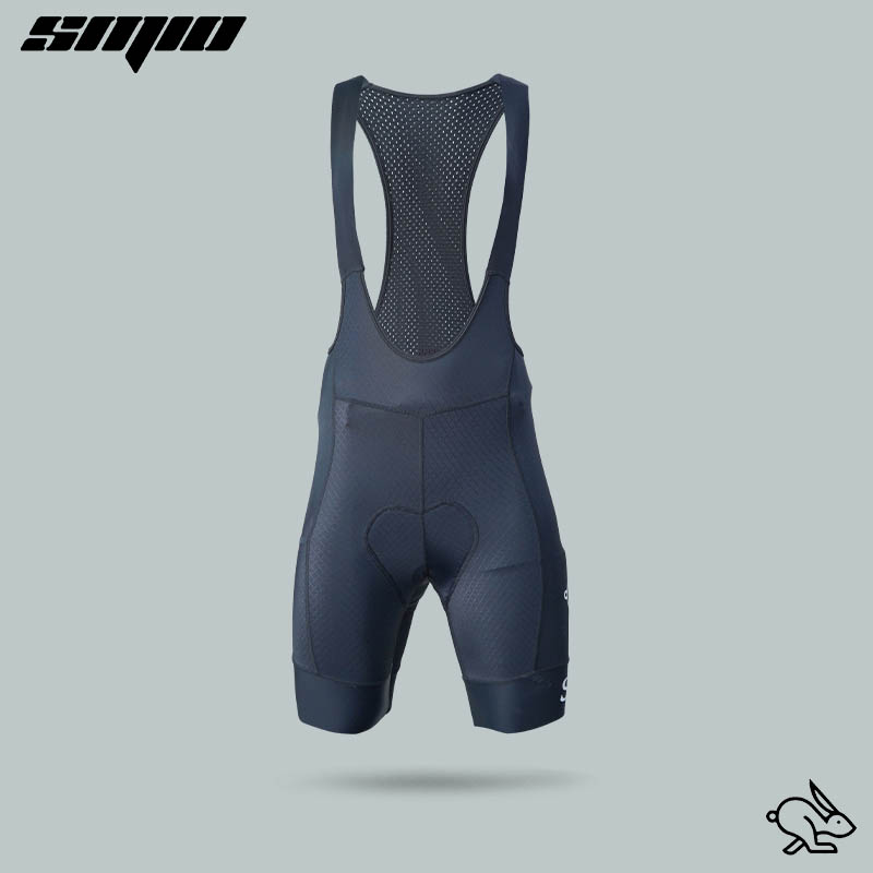 Smio冲刺兔【暮色】骑行背带五分裤男女公路自行车夏季海绵裤垫