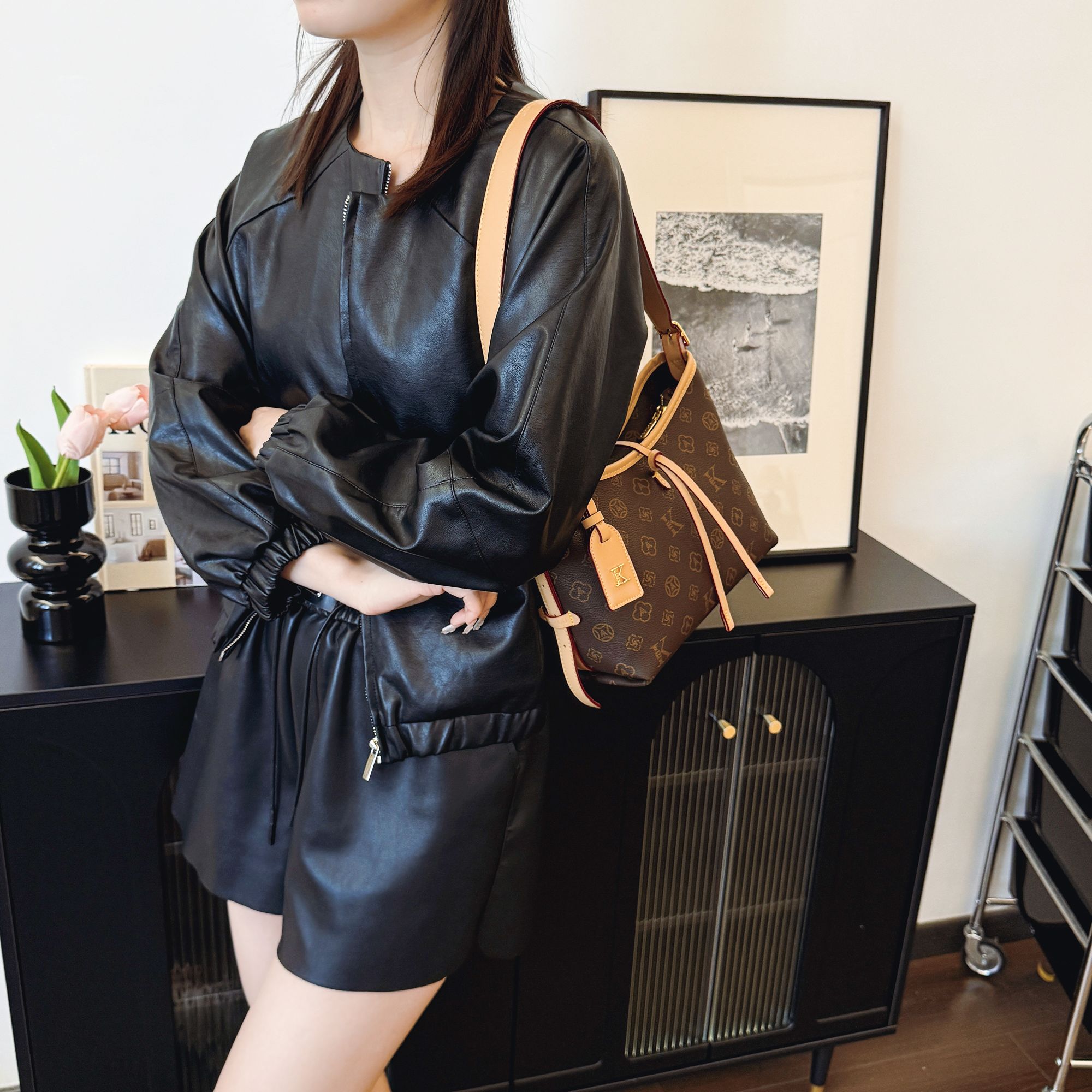 古缇蔻凯瑞奥包包单肩法式