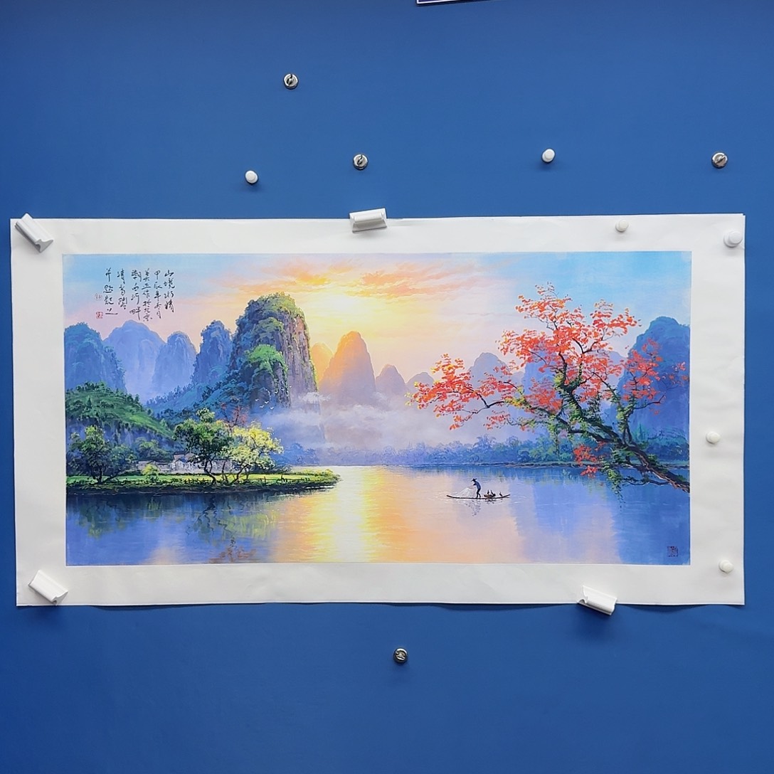 国画多次参加国内外大型展览交流