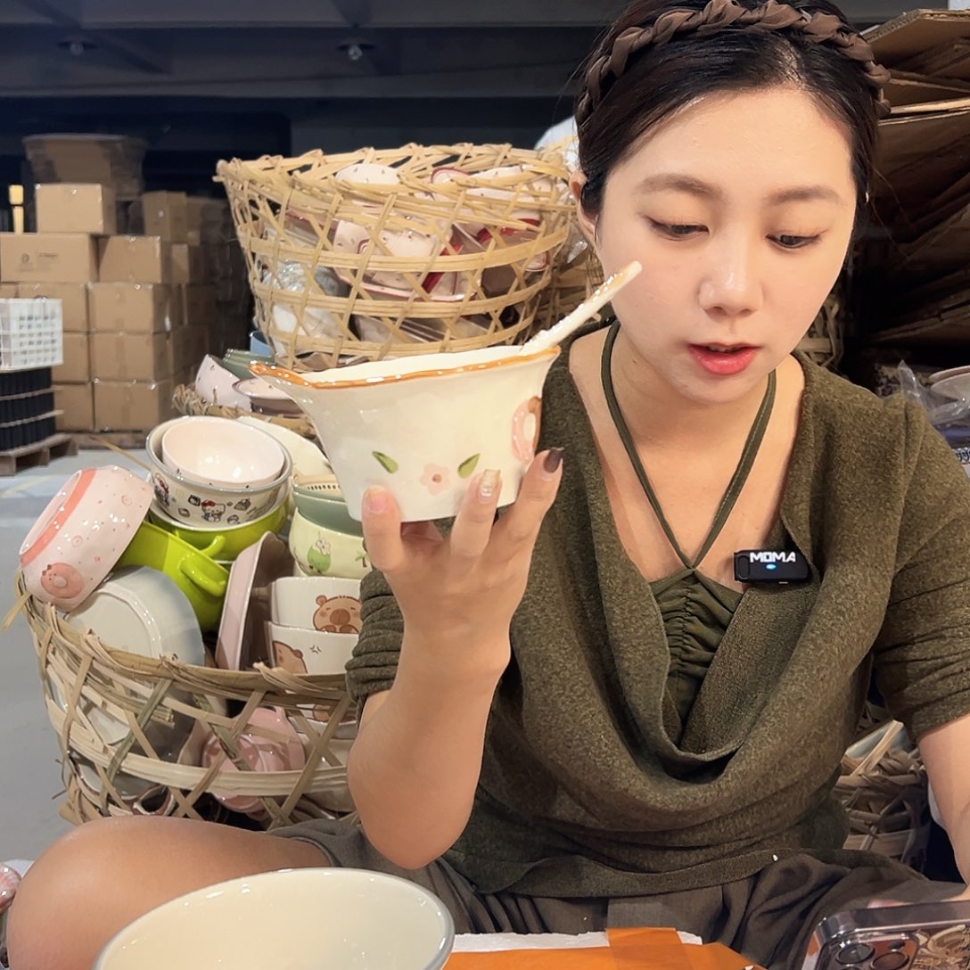 摆件潮州陶瓷工厂微瑕2件套