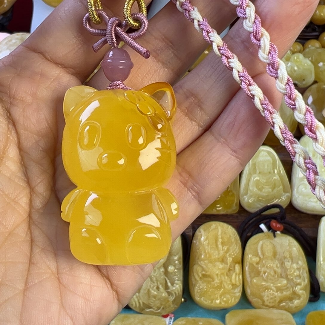 蜜蜡吊坠(赠链)未镶嵌