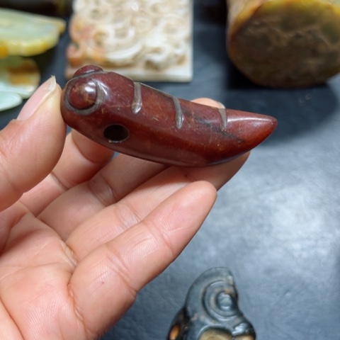 吊坠白玉菩提把件