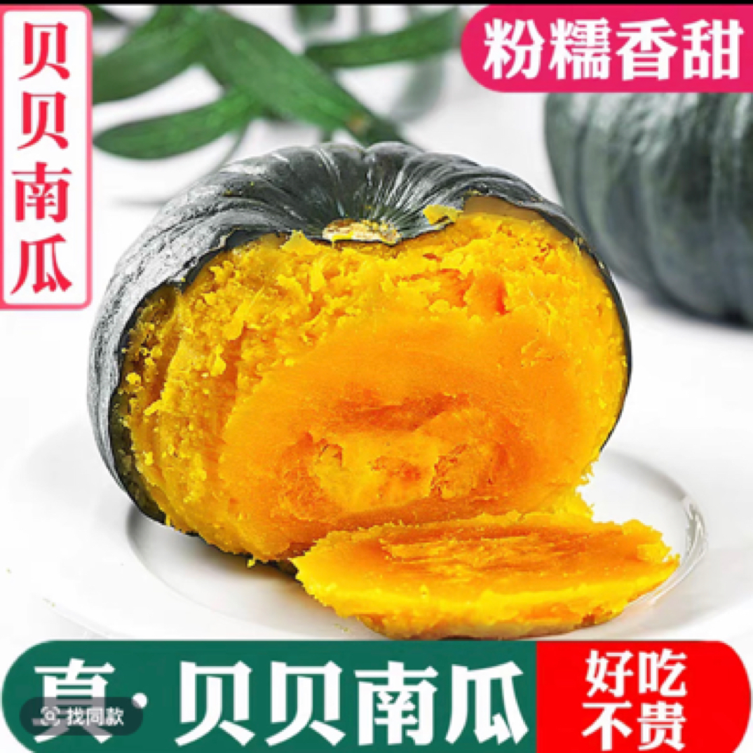 正宗贝贝南瓜粉糯香甜板栗味当季新鲜可作宝宝辅食