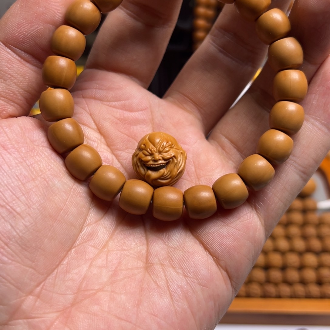 手串猴头核桃二等直切手串10+赠全品舔僧