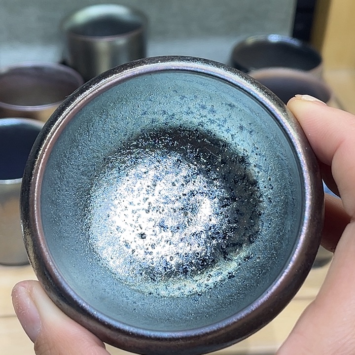 杯紫泥瑕疵柴烧杯子杯子