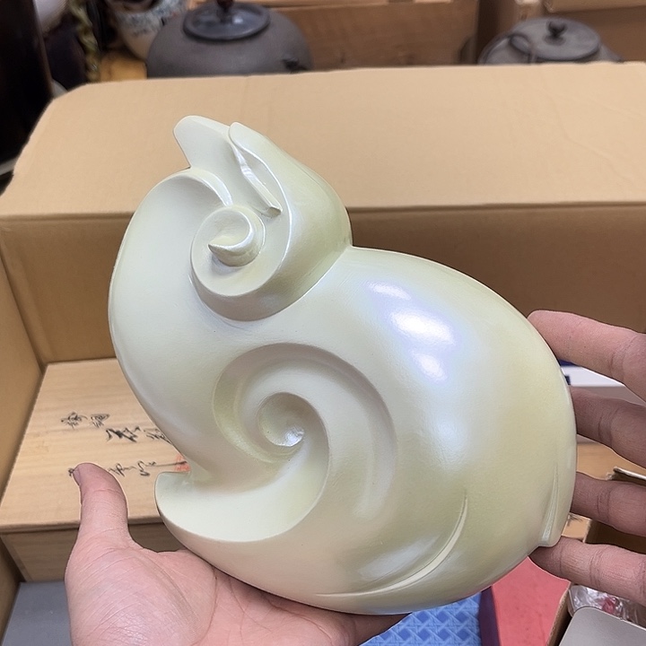 瓷片呀工艺品摆件瓷器摆件正能量