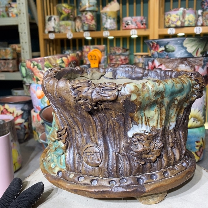 红陶景德镇艺术手绘作品