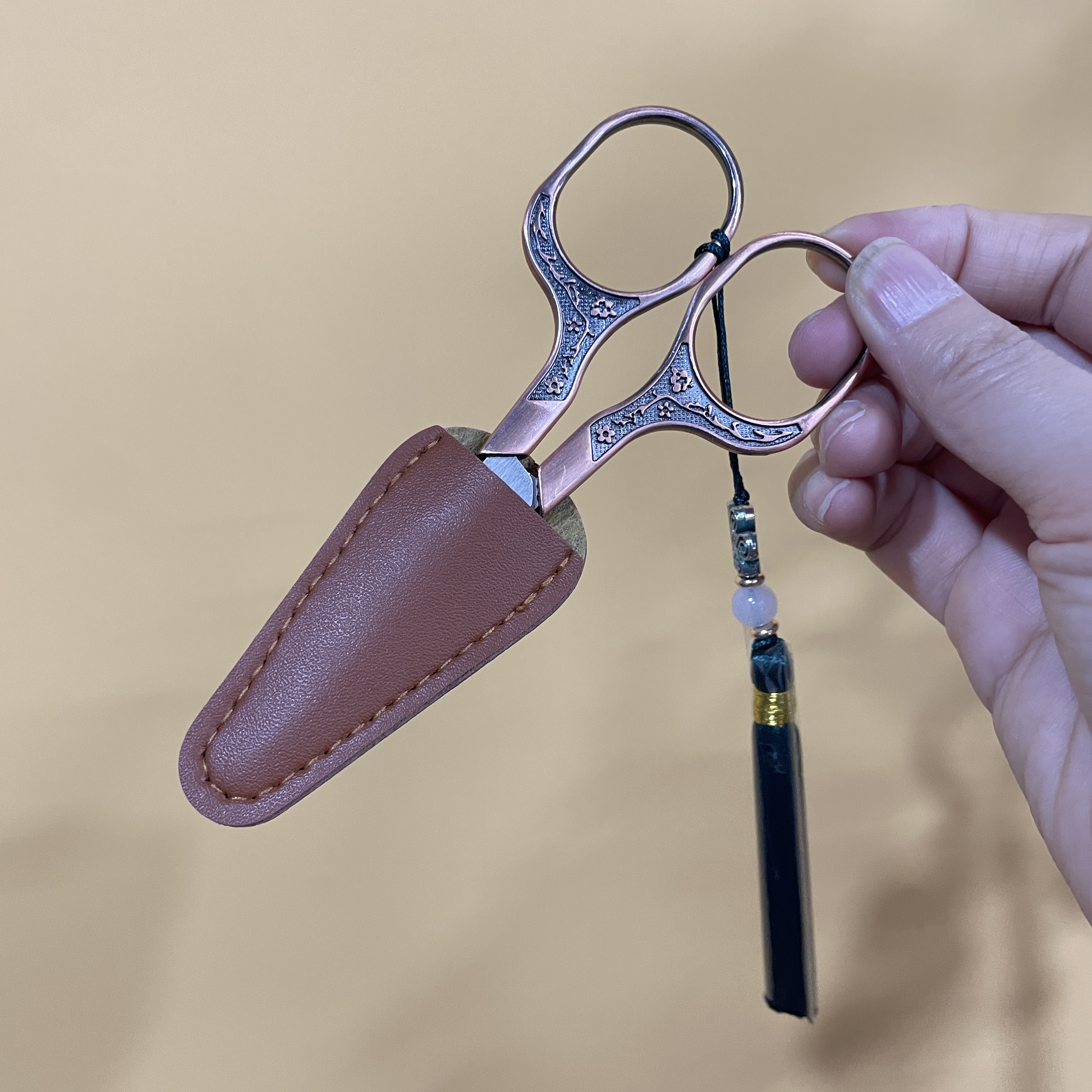 创意茶叶袋包小剪刀复古中式茶艺配件