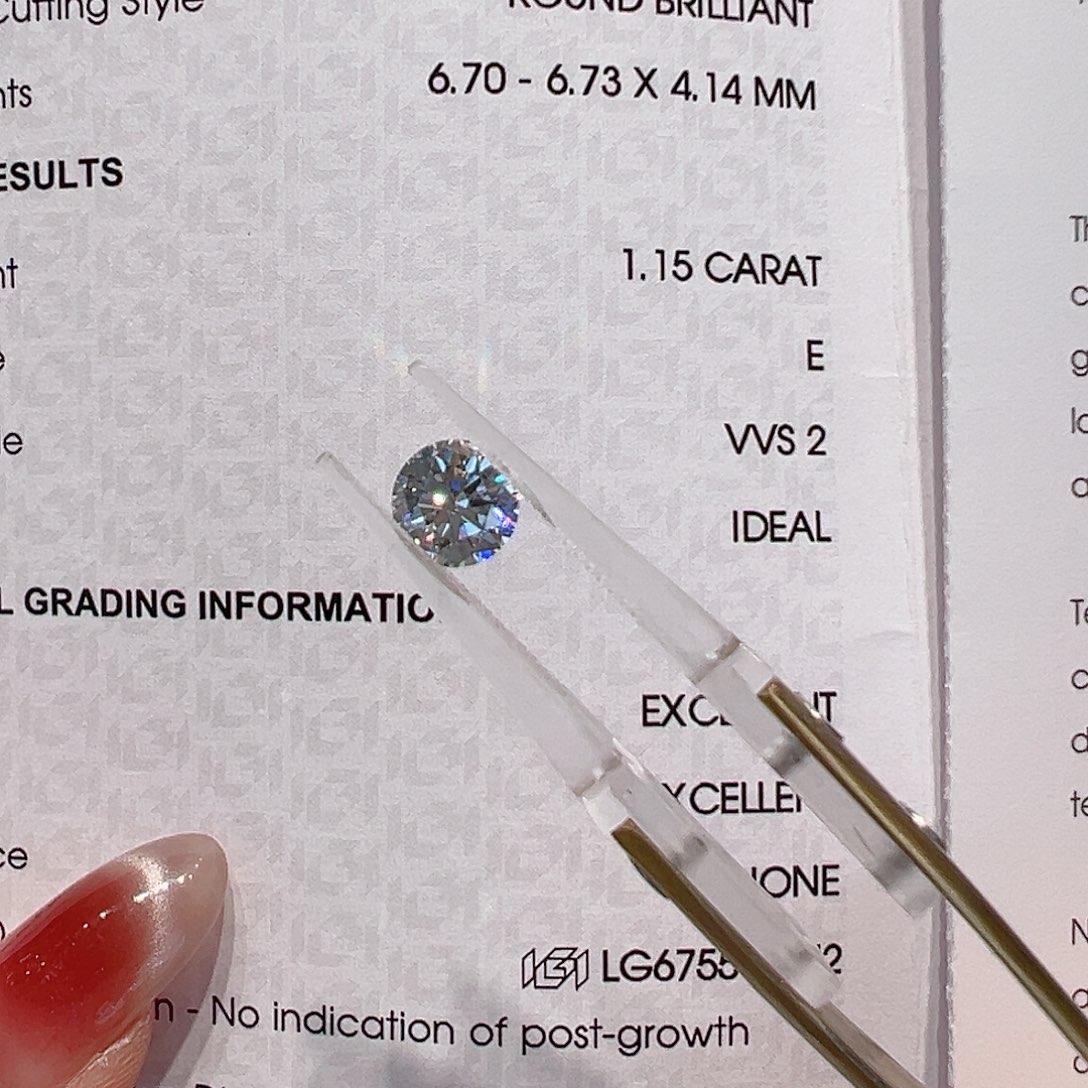 实验室培育钻石裸石未镶嵌快**雾@@LG675513742