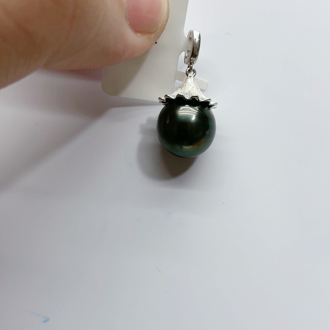 海水珍珠颈饰银S925镶嵌