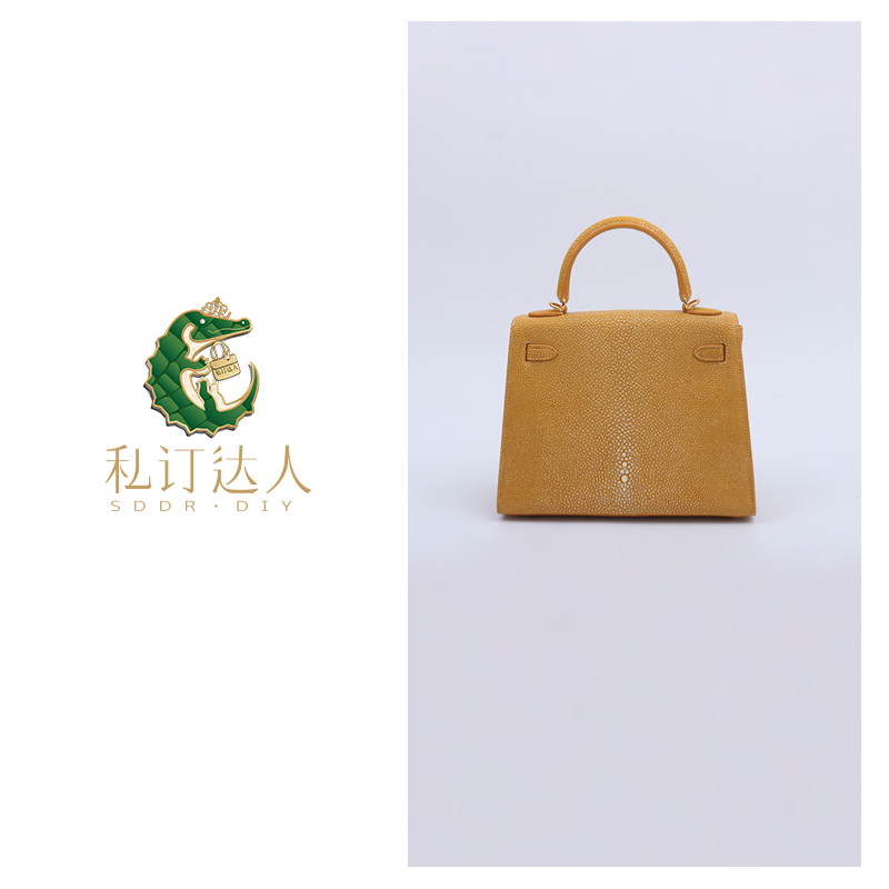私订达人2025新款时尚经典百搭斜挎包轻奢气质鳄珍珠鱼皮女包