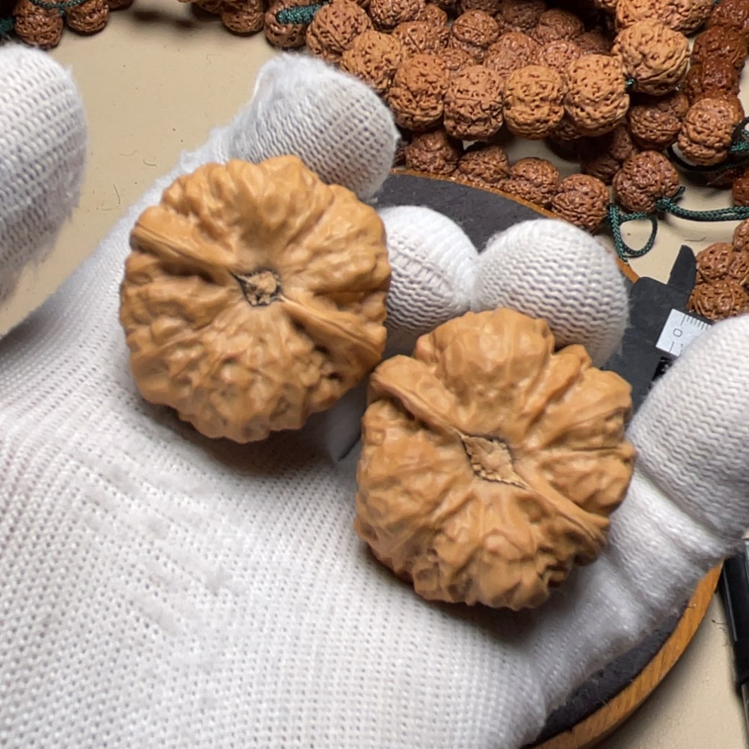 农***拳金刚菩提手串蛤蟆头核桃38+