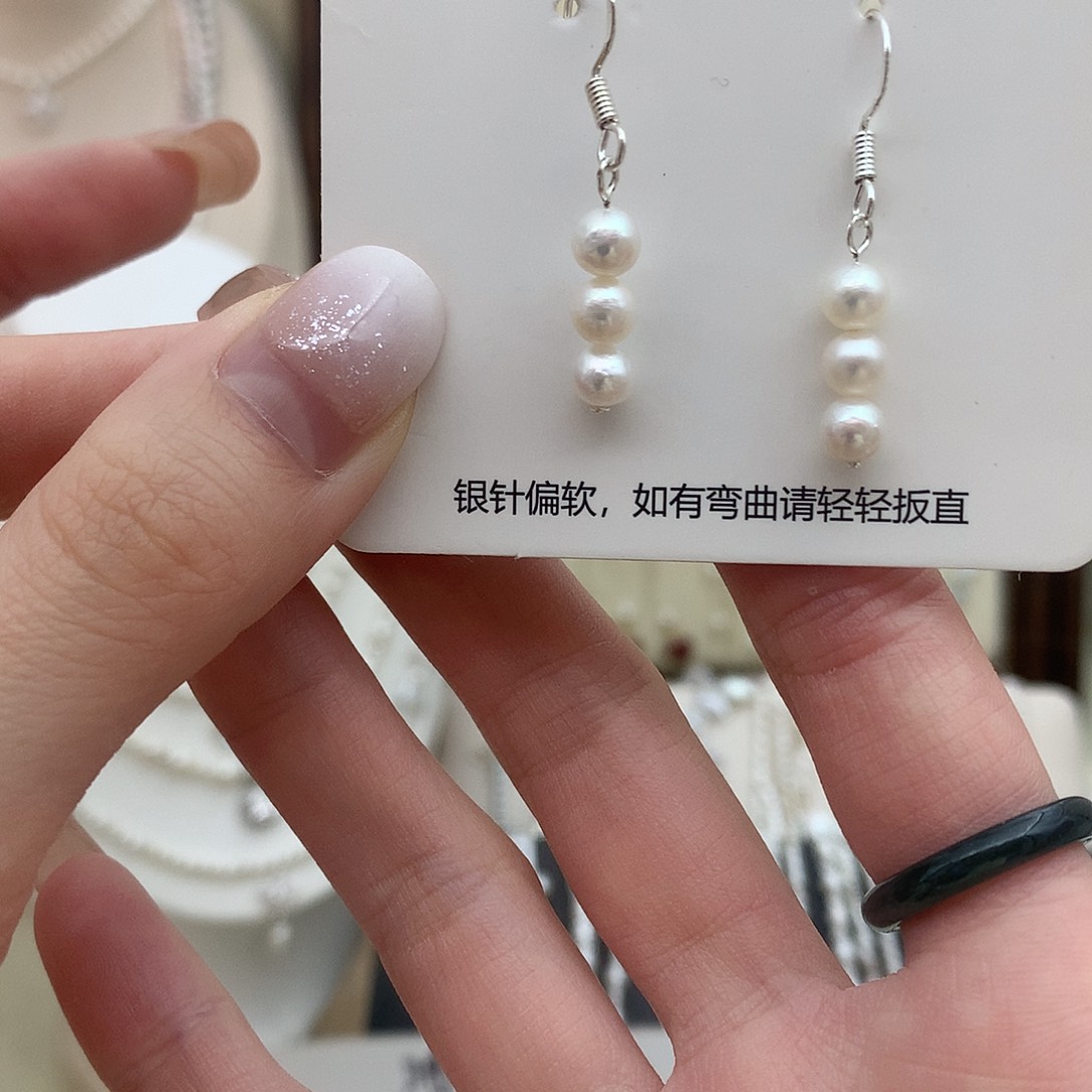 耳饰未镶嵌淡水珍珠