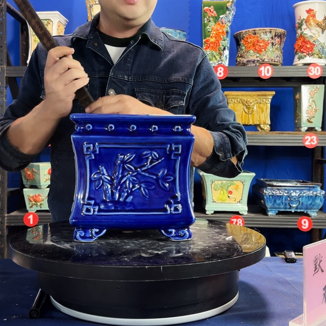 574宝蓝大瑕疵随机介意勿拍不退换外口19内深16