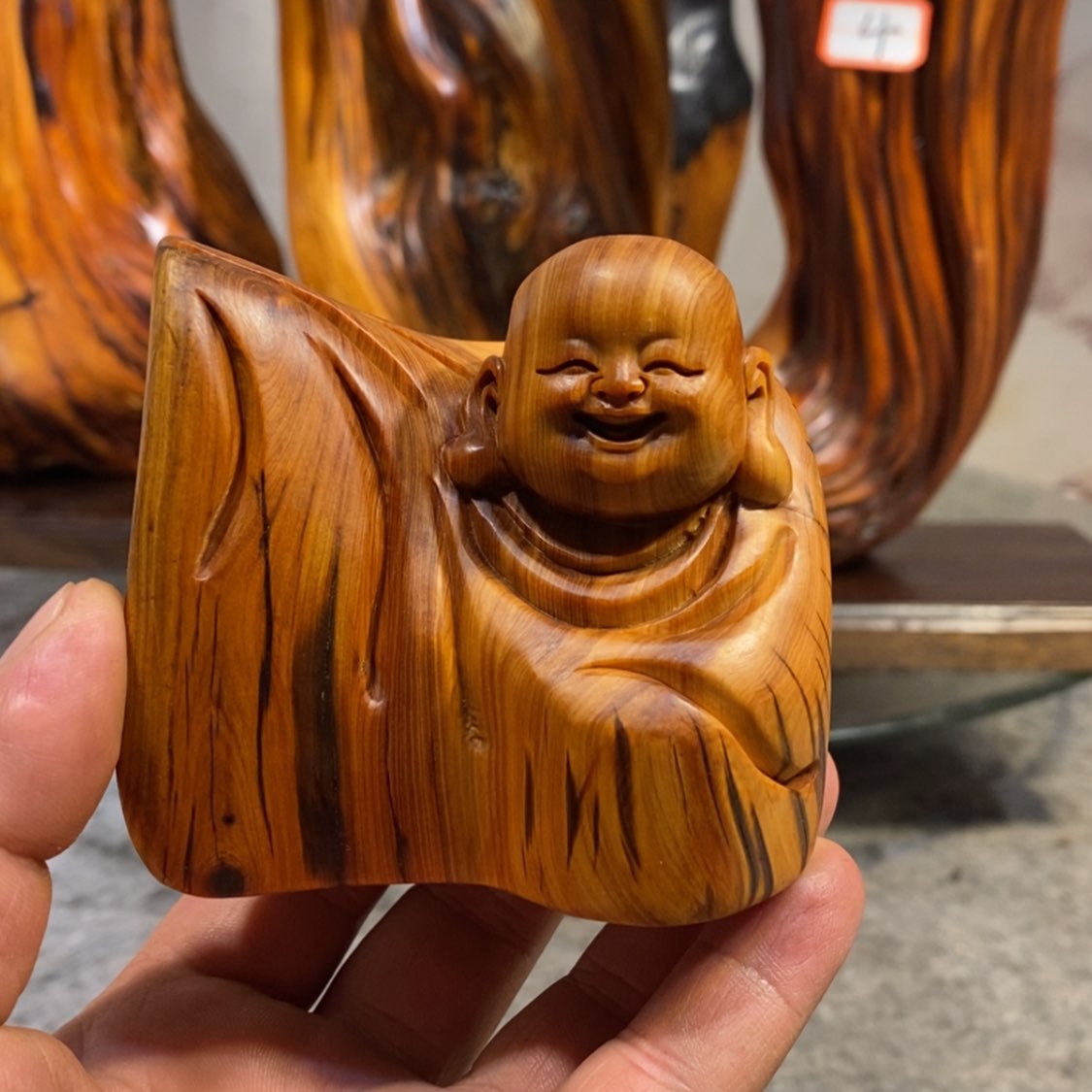 【闪购商品】柏木（崖柏）根雕木雕工艺品摆件家居满十送一手把件