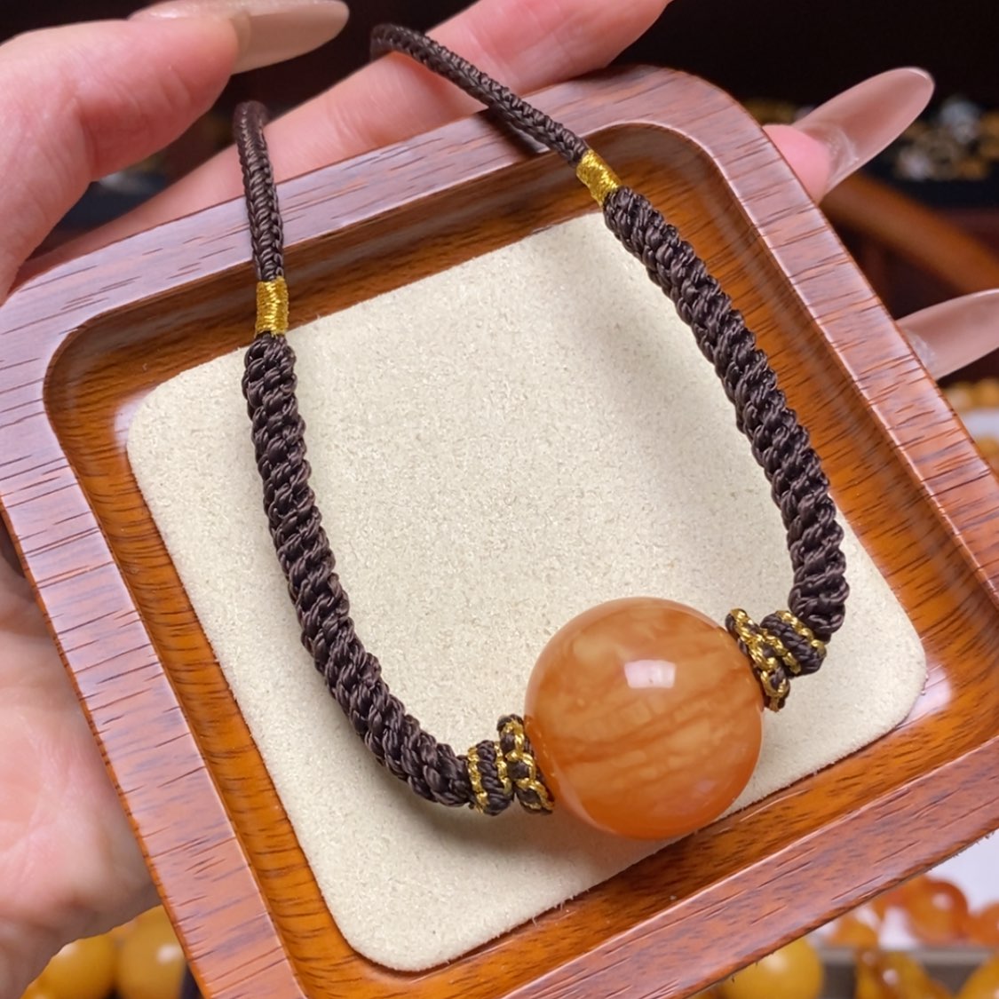 【闪购商品】蜜蜡颈饰未镶嵌项链