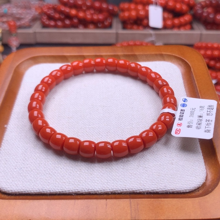 未镶嵌手链南红玛瑙