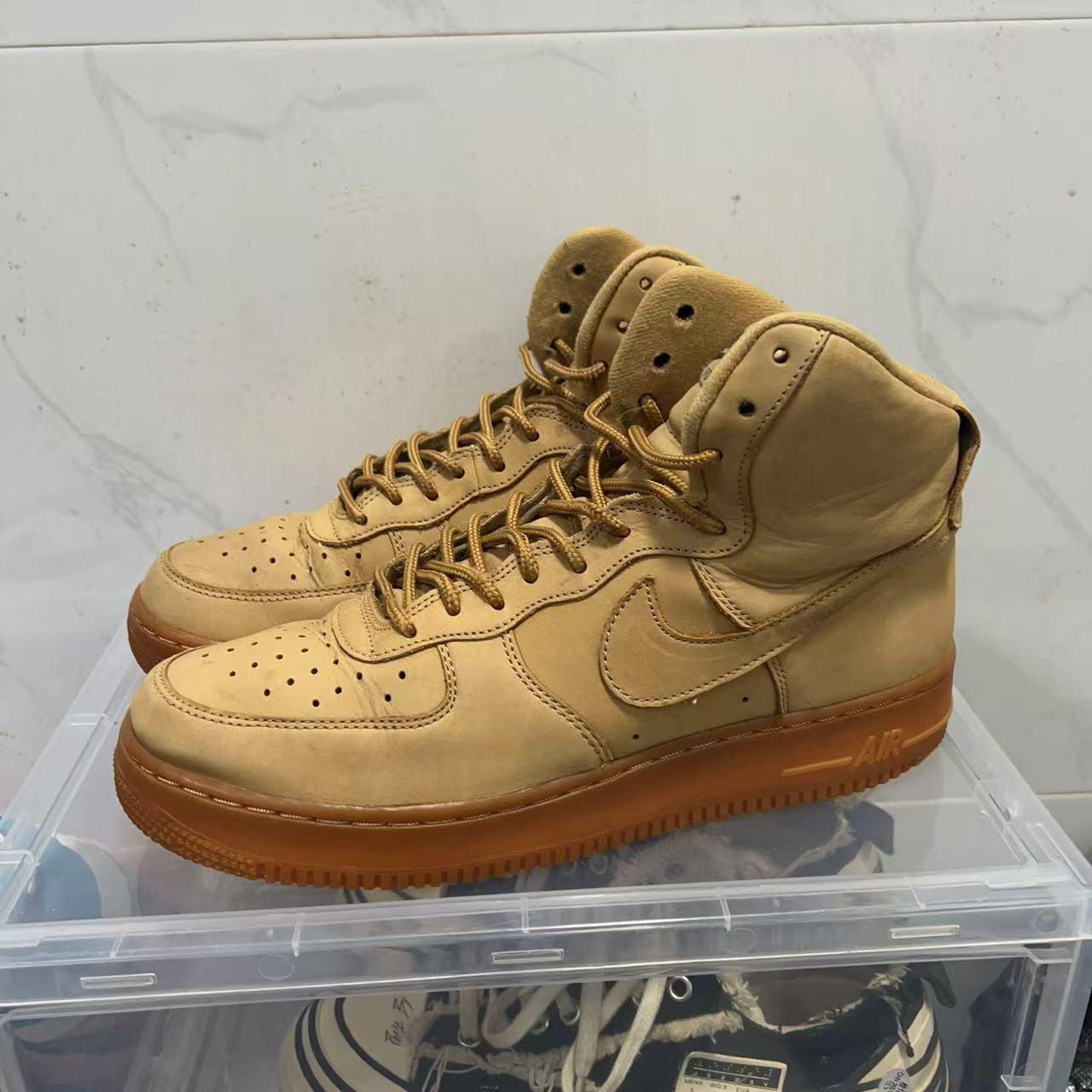 Nike Air Force 小麦高帮 42.5码休闲鞋
