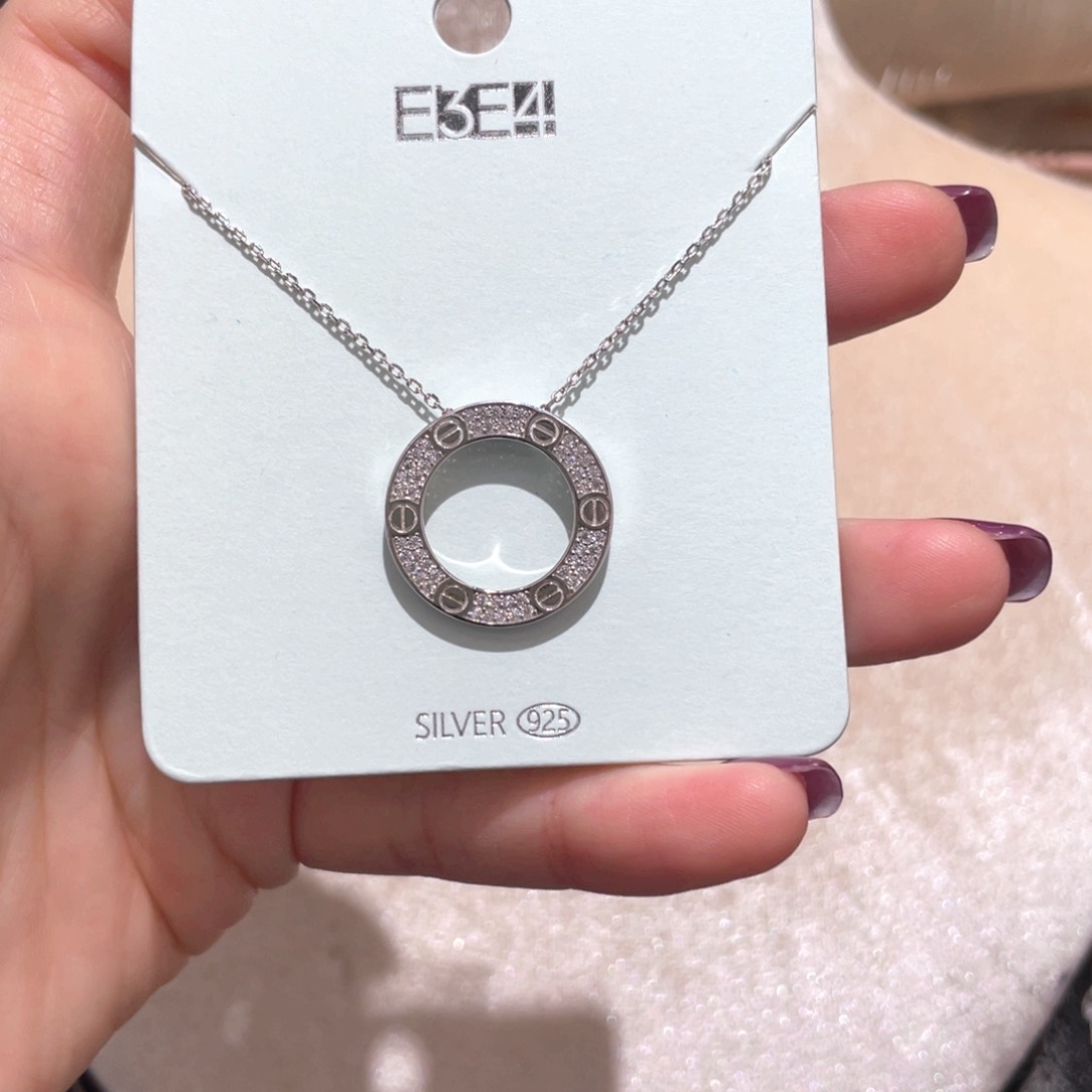 合成立方氧化锆坠链均925银星****7