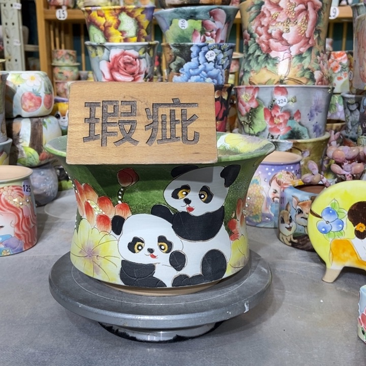 红陶景德镇艺术手绘作品