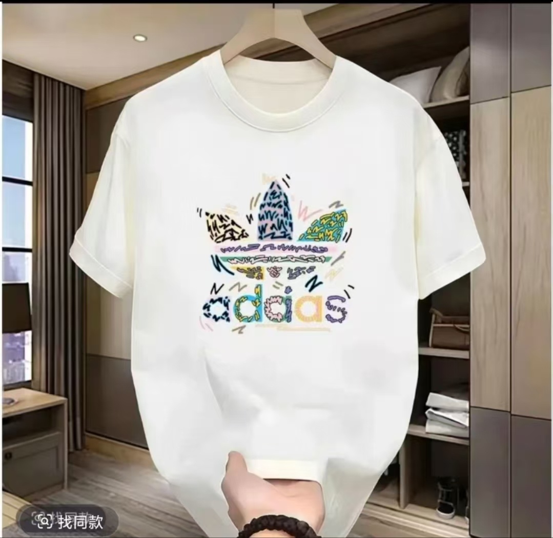 -6【一折粉丝福利】夏季男女同款百搭时尚潮牌短袖T恤