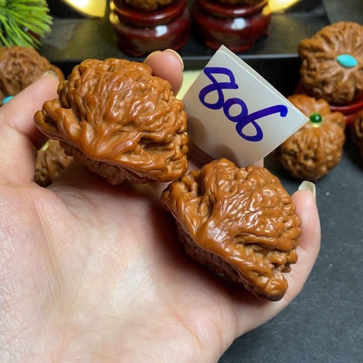 文玩核桃把件城***者48蛇头806