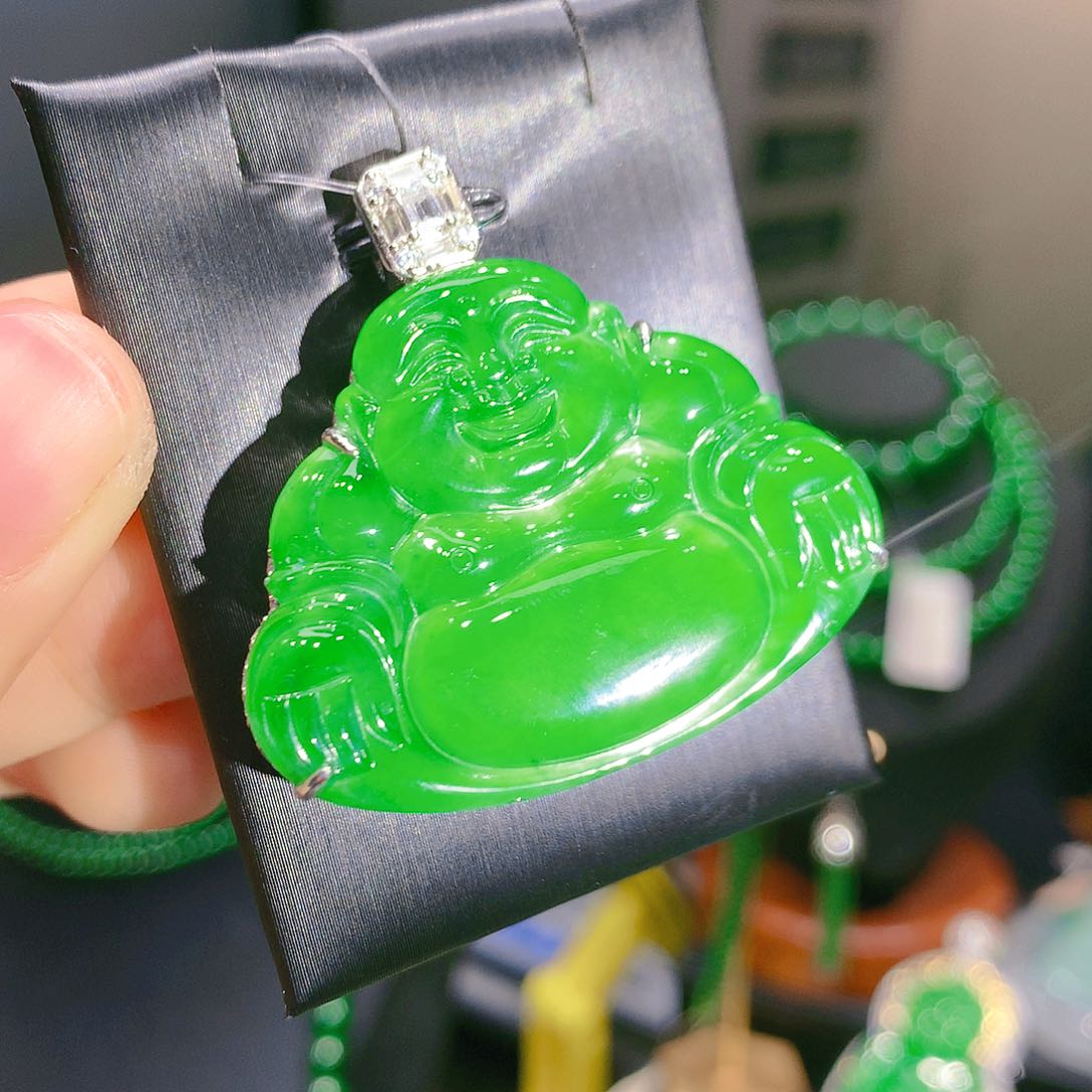 翡翠颈饰银S925镶嵌4甄选qj