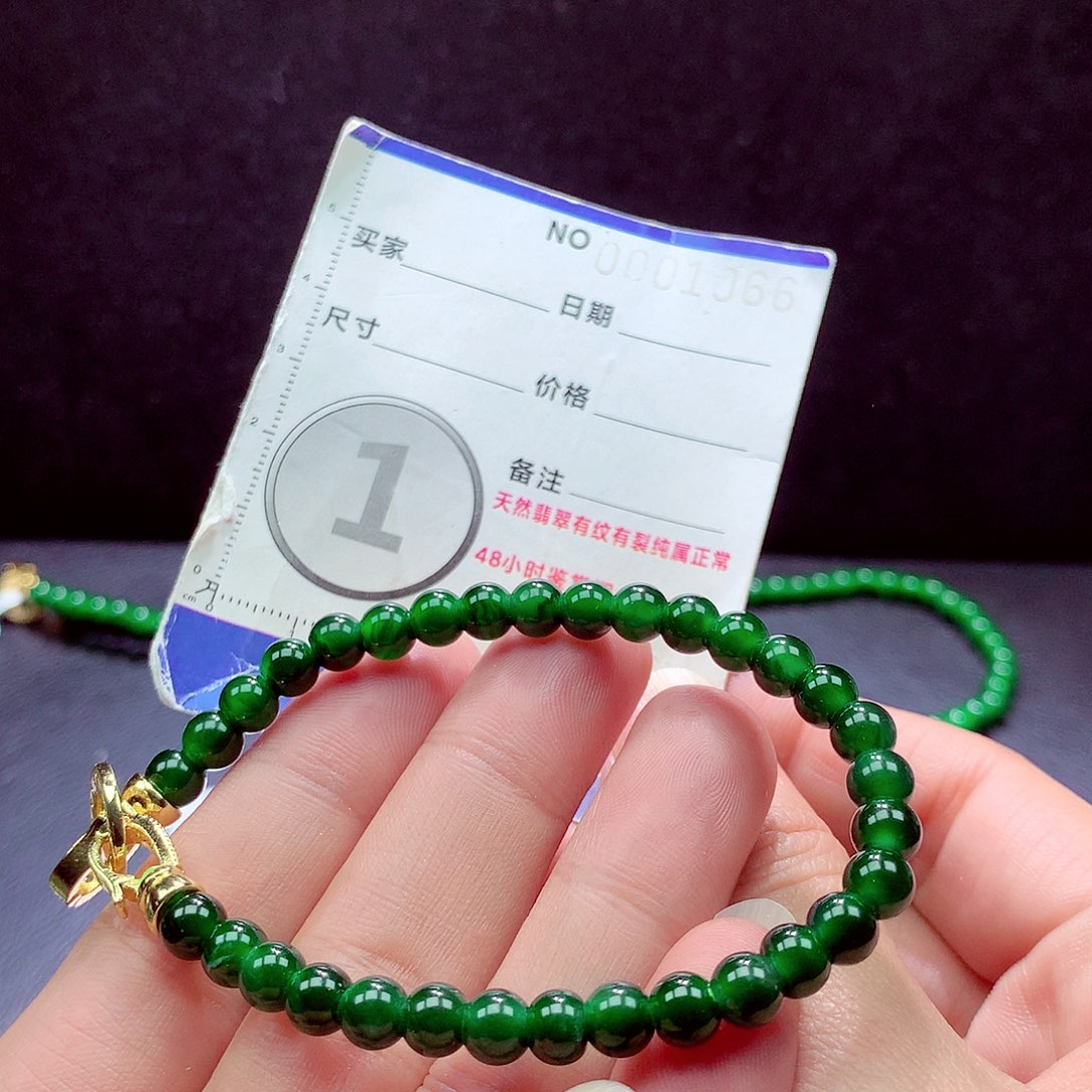 未镶嵌手链翡翠手链