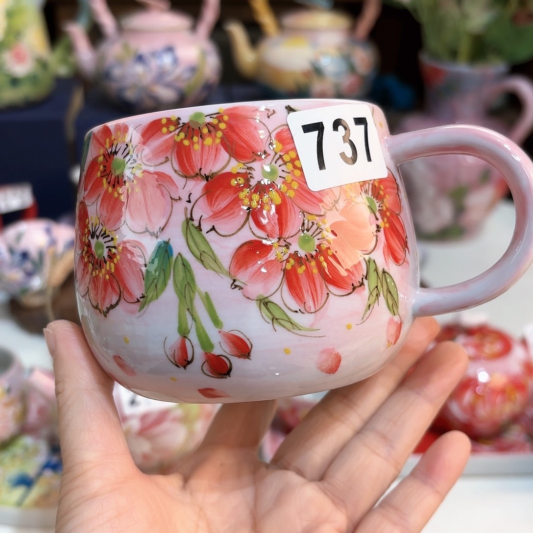 景德镇手绘高温釉下彩陶瓷茶具