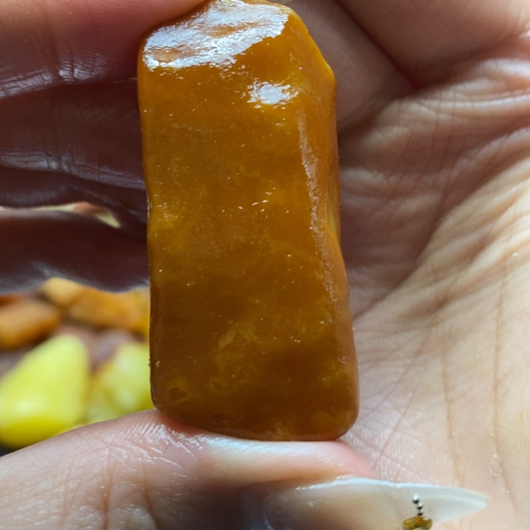 定制蜜蜡未镶嵌传世琥珀蜜蜡定制手把件