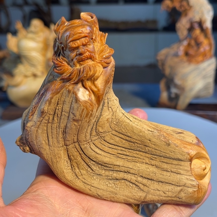 柏木（崖柏）根雕工艺摆件