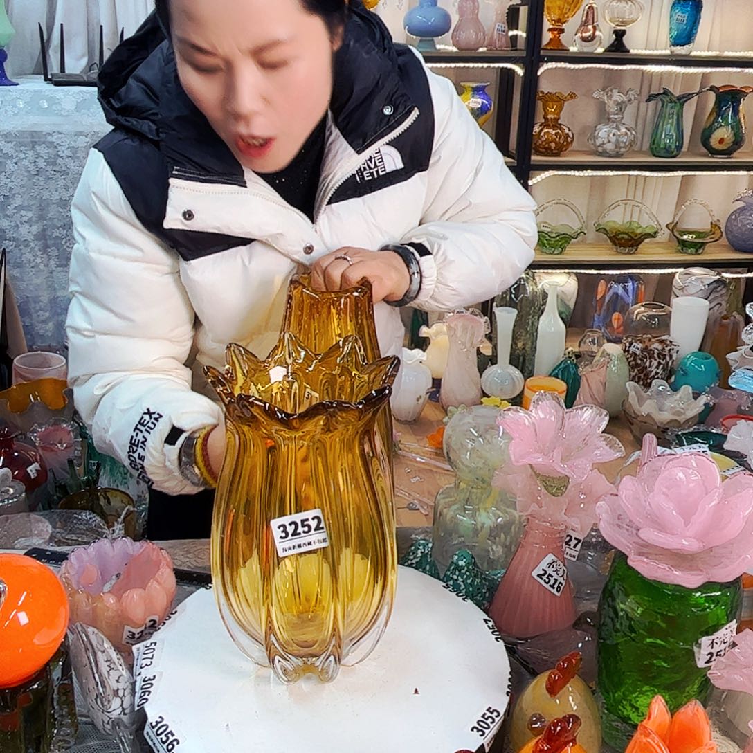 3252 家悦美居琉璃摆件