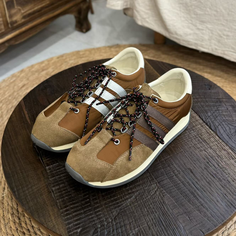 小镇姑娘芭春季新款运动时尚超有质感绿色德训鞋