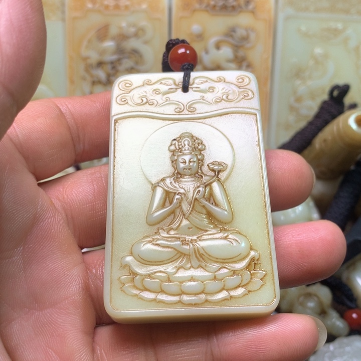 和田玉挂件未镶嵌用****1